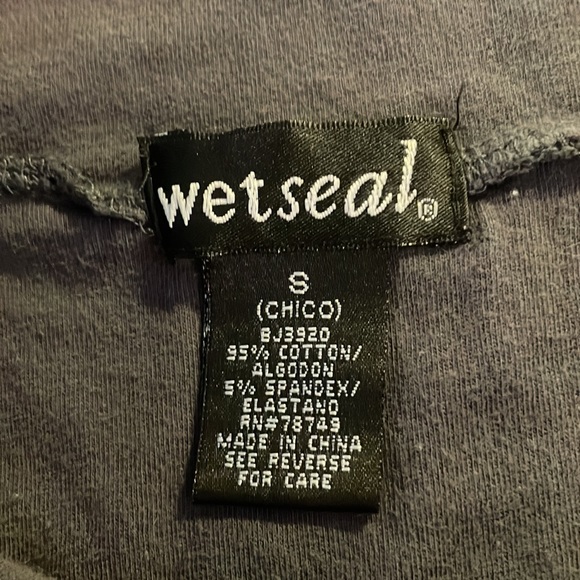 Y2K Wet seal skirt mini gray S - Picture 7 of 7